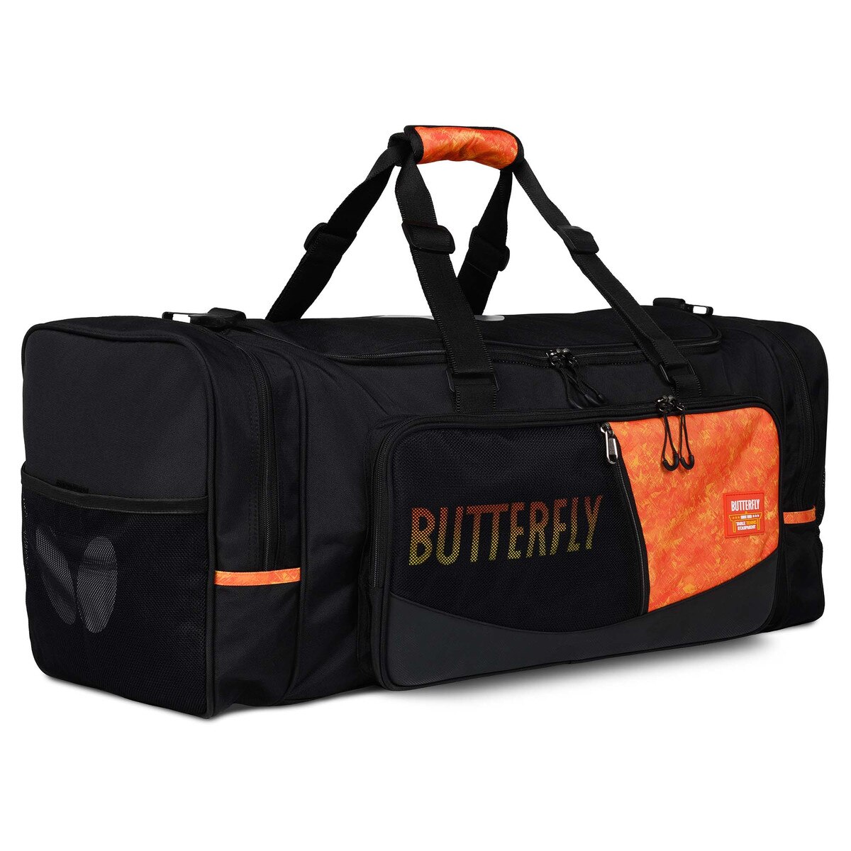 Butterfly Table Tennis Tokai Sports Bag - Orange - Angled